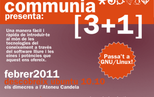 cartell 3+1 Formació al Ateneu Candela by communia